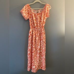 Floral midi dress